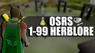 OSRS 199 Herblore Guide  Fast amp Cheap Routes [upl. by Rawna]