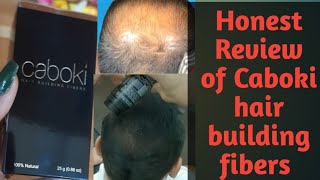 Hair building fibers Review of Caboki hair fibers how to use hair fibers does hair fibers safe [upl. by Minni]