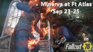 Minerva at Ft Atlas  Sep 23  25  Fallout 76 fallout76 fo76 minerva [upl. by Estren]