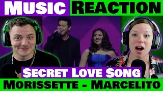 Unbelievable Talent Morissette Amon amp Marcelito Pomoy  Secret Love Song REACTION 🔥🎶 [upl. by Guevara]