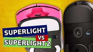 G PRO X Superlight 2 vs G PRO X Superlight Qual é o melhor [upl. by Dukie]