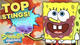 Top 12 Most Iconic Jellyfish Stings⚡ SpongeBob SquarePants [upl. by Eben913]