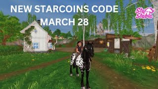 star stableNEW CODE MARCH 28 [upl. by Sabelle]