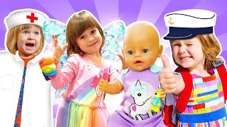 Funny games for kids with baby Bianca TOP 10  Best videos for kids with baby dolls amp toys for kids [upl. by Alleber830]