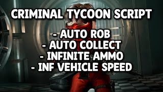 Criminal Tycoon Script  Gun Mods  Auto Rob  Vehicle Mods [upl. by Jar]