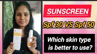 Brinton Sunscreen Spf 30 VS Spf 50 Skin కి ఏది బాగుంటుంది ఎవరు ఏది Use చేయొచ్చు skincare video [upl. by Ahsihat]