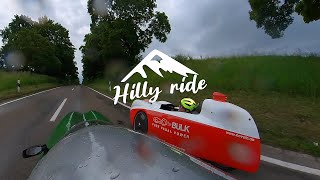 🌩️Facing Thunderstorm  Velomobiles Bülk Urban amp DF XL  hilly ride feat Northland Velomnveloguy [upl. by Henke]