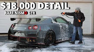 RAREST R35 Nismo GTR Gets 18000 ULTIMATE Detail [upl. by Desimone314]