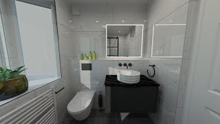 ArtiCAD  Standard Speed Bathroom Design  002  No Music No Commentary [upl. by Amos753]