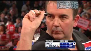 PDC World Darts Championships 2009  Final  Taylor VS van Barneveld [upl. by Ahseekat]