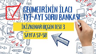 ACİL YAYINLARI GEOMETRİNİN İLACI SORU BANKASIİkizkenar Üçgen Test 3 [upl. by Durrell]