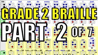 Grade 2 Braille 27  Numbers Capital Letters and Italics [upl. by Olumor]