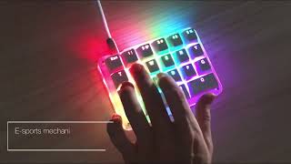 Koolertron One Handed Macro Mechanical Keyboard [upl. by Lanfri]