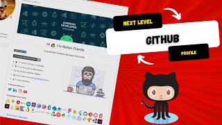 Next Level GitHub Profile README NEW 2022Markdown template  Improve Your Github profiles [upl. by Nahsor5]