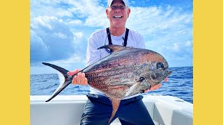 Deep Water Pomfret While Swordfishing  Epic Catch and Cook [upl. by Webster674]