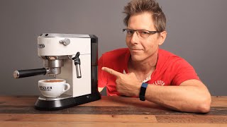 Delonghi Dedica Home Espresso Machine Review amp Test [upl. by Anyrb]