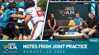 Ventrell Miller Cooper Hodges amp More Standouts at Joint Practice  Jags AM  Jacksonville Jaguars [upl. by Ellemac25]