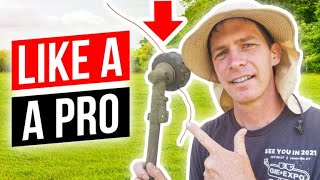 5 String Trimmer Skills to Learn including Lawn Edging Tree Ring Edging and Cutting Tall Grass [upl. by Paolina]