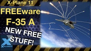 Free XPlane Fighter Jet  F35 [upl. by Irdua653]