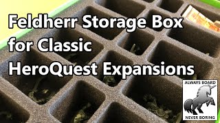 Original Kellars Keep amp Return of the Witch Lord HeroQuest Expansion Storage Solutions by Feldherr [upl. by Llerot]