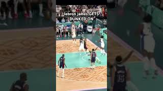 lebron james gets dunked on lebronjames nba olympics vivia alvideo a [upl. by Nairim609]