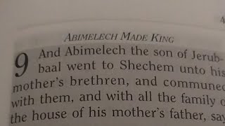 Judges Ch9 ABIMELECH MADE KING📖Bible Study join us Day10 FaithStructure GOD2024 [upl. by Fulmer578]