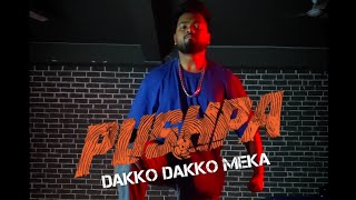 Pushpa  The Rise  Dakko Dakko Meka  Poppin Dibya Hookstep  Dance Video [upl. by Ynahteb130]