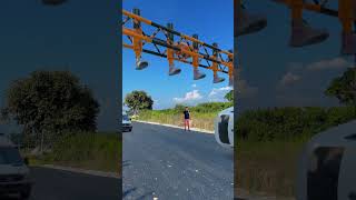 Ambulance car passing with future technology 😯 viralshorts shorts vfx shortsfeed shortsyoutube [upl. by Eirojam]