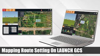 Mapping route setting on LAUNCH GCS [upl. by Bjorn]