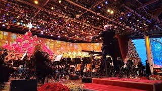 2021 Epcot Candlelight Processional Opening Performance  Front Row  Walt Disney World [upl. by Okomom]