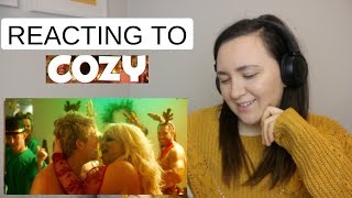 quotCozyquot Music Video  Trisha Paytas and Jason Nash REACTION [upl. by Paynter810]