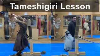 Tameshigiri Lesson [upl. by Arrej717]