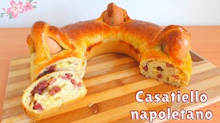 CASATIELLO NAPOLETANO  Ricetta tradizionale per Pasqua  Sapori Joyosi [upl. by Llecram]