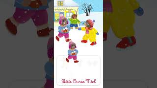 Petit Ours Brun joue dans la neige activity neige hiver [upl. by Nosrac26]