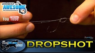 How to tie a DROP SHOT RIG Simple amp Easy TAFishing Show [upl. by Ylen886]