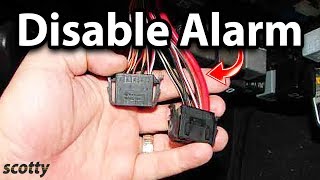 How to Disable Car Alarm [upl. by Gilboa425]