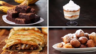 4 Desserts To Make With Ripe Bananas [upl. by Farmann738]