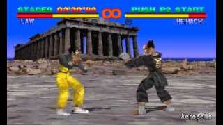 Tekken 1 Walkthrough  Marshall Law [upl. by Eniamraj]