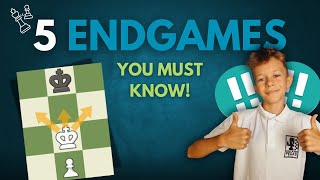 5 ENDGAMES every Chess Player MUST Know [upl. by Adela]