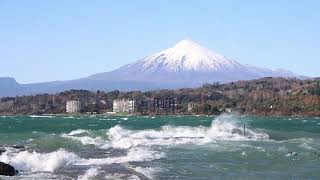 VIENTO PUELCHE SOBRE EL LAGO VILLARRICA  Relaxing Sound of the waves [upl. by Immak674]