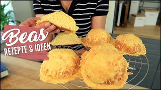 RuckZuck Käsebrötchen Rezept ohne Hefe  Weich und knusprig selber backen [upl. by Sucram]