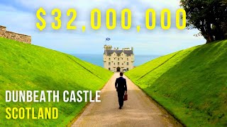 INSIDE a 32000000 Castle for Sale in Scotland  Gardens Hunting Grounds and 4 Miles of Coastline [upl. by Adlecirg]