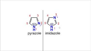 Which Heterocyclic Compound is more basic Imidazole vs Pyrazole PART 1 [upl. by Gray13]