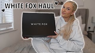 HUGE WHITE FOX TRY ON CLOTHING HAUL🖤 [upl. by Cirre]