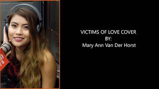 VICTIMS OF LOVE Joe Lamont  Mary ann Van der Horst cover Lyric Video [upl. by Brodie]