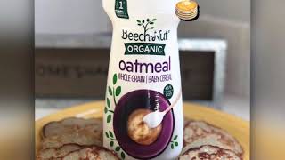 Oatmeal Baby Cereal Pancakes [upl. by Black]