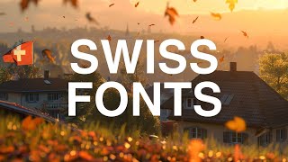 14 Stunning Swiss Fonts That Will Captivate You [upl. by Amber]