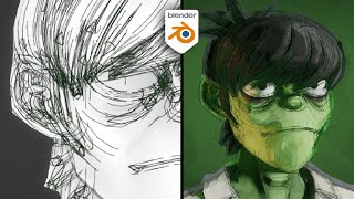 How to do Stylized Sketchy Outlines  Blender Tutorial [upl. by Cristabel]