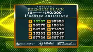 1° SORTEO ANTICIPADO CHEQUERA PREMIUM BLACK 2024 [upl. by Leddy]