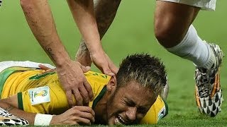 FIFA World Cup 2014  Neymars Injury BONUS [upl. by Cchaddie]